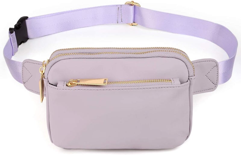 UTO Fanny Pack for Women Crossbody Trendy Fashion Belt Purse Chest Waist Hip Bumbag for Outdoor Shopping Travel Hiking - Image 5